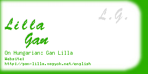 lilla gan business card